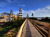 View of the West Point light house in P.E.I.