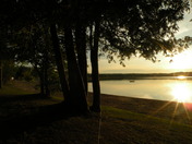serene scene/  the approach of a summer evening