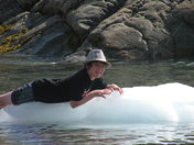 Ice burg surfing in Twillingate New Foundland