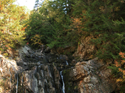 Victoria Park, Truro - one of the falls at low flow.