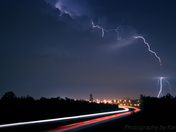Lightning over Queensway