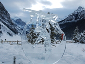 Ice Sculpture at Lake Louise, Alberta
