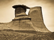 Hoodoo in Drumheller, AB - 2009