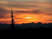 Dempster Highway Sunset