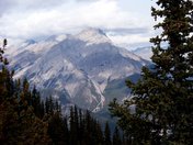 Cascade Mountain from atop Sulphur Mountain - Banff, Alberta