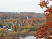 view of fall colors from Foley Mountain Lookout