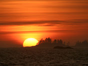 Sunset Long Beach BC.