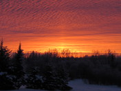 Sunset in Moonbeam Ontario