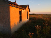 Abandoned farm house