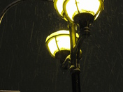 Osborne St sign and lamppost Winnipeg