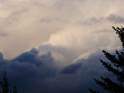 Alberta spring storm cloud