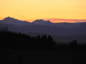 Sunset over the Eastern Rockies