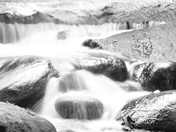 B/W stream in West Vancouver