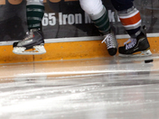 Metal in a hockey game often goes unnoticed 