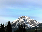 Mountain view along Coquihala Highway