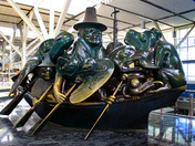 Giant Haida Spoapstone Carving at Vancouver Airport