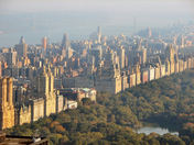 View of Manhatten and Central Park from Rockefeller Center