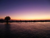 Sunset at the pier