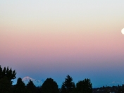 Mount Baker's Moon