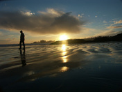 Sunset on Long Beach
