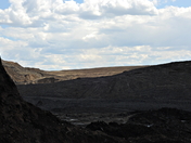 Open-pit tar sands mine in Fort McMurray, Alberta.