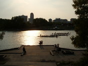 Winnipeg dragon boat on Red river xw