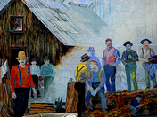 Ceramic Mural in Ladysmith, Vancouver Island