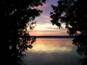 sunset on Manitoulin island