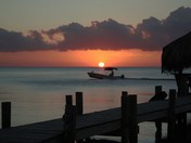 Sunset in Roatan