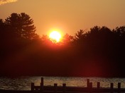 Summer Sunset in Gravenhurst