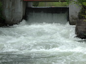 Spill off at Davis Lock