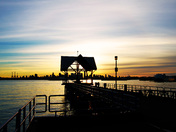 Sunset over Vancouver 