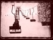 Old school chair lift...Nelson, BC