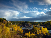 Exploits River at Grand Falls, Newfoundland