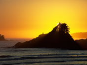 Summer Sunset in Tofino, British Columbia