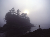 Westcoast fishing in the fog