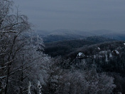 View from Mont Blanc of the Laurentian Mountains