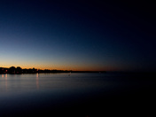 Gimli Manitoba, Beach at Night