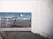 Para-surfing on Lake Ontario