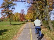 A fall bike ride