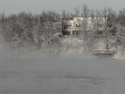 House by streamy River