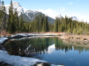 Three Sisters Campground, Canmore, Alberta