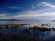 Parksville blue sky morning