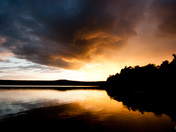 Magaguadavic Lake Sunset