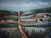 AAAA-LE VILLAGE DE-ST-EDMOND-DE-PABOS-GASPESIE-EN -PEINTURE.bmp