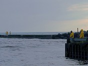 Fisherman at the Port Hope Pier