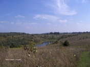Ontario, Forks of the Credit Provincial Park, kettle lake with meadow & niagara 