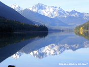 Autumn reflex on Duffey Lake Prov Park BC