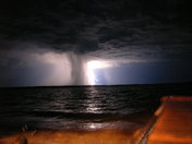 Midnight Lightning in Fort McMurray