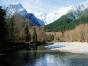 Winter view of Golden Ears